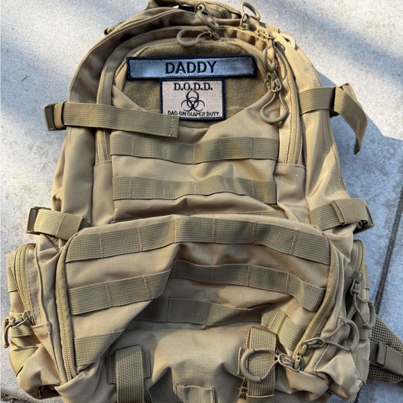 Tactical Backpack in Tan - Picture 2 of 3